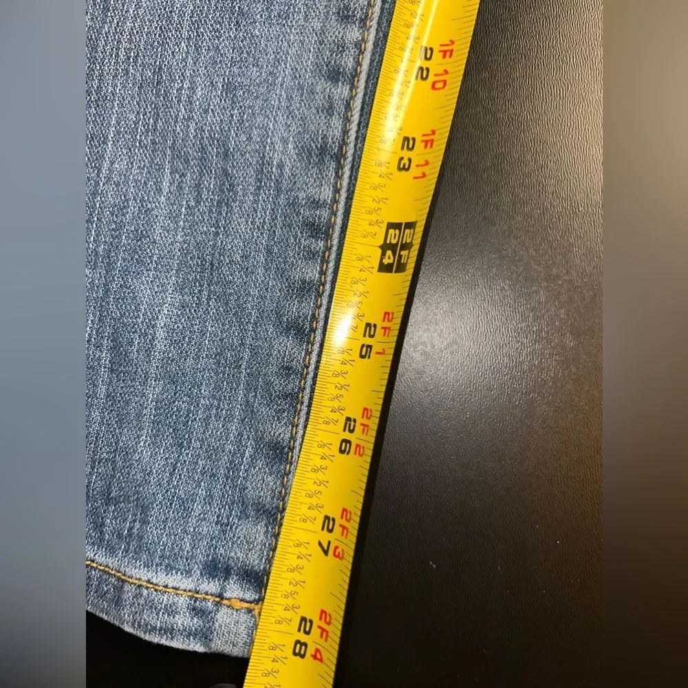 Carmar Blue Star Patched Denim Jeans Size 26 GUC - Picture 11 of 11
